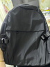 梵者双肩包男轻便休闲大容量旅行包通勤背包电脑包潮流高中大学生书包 升级款黑色中号 实拍图