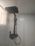 德匠科勒数显淋浴花洒套装全套恒温增压卫浴沐浴智能加压家用明装全铜数显 KS13枪灰色（恒温版带腰喷) 实拍图