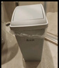 美丽雅垃圾桶厨房家用卫生间厕所摇盖大垃圾桶10L+100只垃圾袋 实拍图