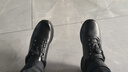 强人户外运动休闲皮鞋3515头层牛皮通勤训练男鞋 旋转扣备勤鞋 黑 41 实拍图