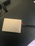 西部数据（WD）6TB 移动硬盘 type-c Ultra系列 2.5英寸 金 机械硬盘 笔记本电脑外接加密兼容Mac 大容量家庭存储 实拍图