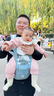 十月结晶婴儿背带腰凳多功能外出四季通用轻便透气抱娃神器 水墨绿 实拍图