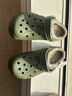 CROCS卡骆驰秋冬新品暖棉洞洞鞋男女秋冬款贝雅暖棉拖鞋|205969 军绿/彩色-3TC 40 (250mm) 实拍图