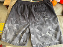 盖浪（GAILANG） 度假沙滩裤男速干宽松大码渐变休闲裤 旅游温泉短裤游泳裤 H1135渐变灰（带内衬） XL 实拍图