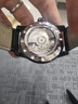 海鸥（SEAGULL）手表男自动机械表 日历周历月历镂空飞轮男士手表生日礼物男表 白 实拍图