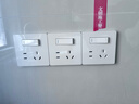 公牛（BULL）开关插座 G12系列 一开多控开关86型大面板开关G12K134 象牙白 实拍图