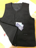 梦特娇（MONTAGUT）冬季男士羽绒服90%鵝絨马甲V领防钻绒保暖背心外套 黑色 L  实拍图