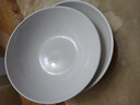 7英寸横纹碗敞口深口陶瓷碗拌面碗汤碗餐盘防烫釉下彩加厚 7英寸2个 实拍图
