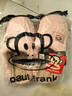大嘴猴（Paul Frank）棉拖鞋男情侣时尚简约厚底家居保暖冬季拖鞋PF6661蓝色270 实拍图