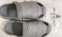 稻草人洞洞鞋男士钓鱼凉鞋工装户外穿运动大码防滑涉水沙滩拖鞋灰 44-45 实拍图
