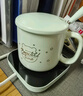 小熊（Bear）加热杯垫陶瓷杯套装恒温电热杯垫办公室家用热牛奶神器55度养生保温杯暖奶热奶器暖暖杯中秋节礼物 DRBD-C16J5加热杯垫+陶瓷杯套装 0.3L 实拍图