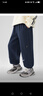 左西男童裤子儿童卫裤秋冬2025新款男孩韩版休闲长裤运动裤 黑色 130 实拍图