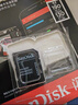 闪迪（SanDisk）256GB TF(MicroSD)内存卡 4K极速金卡A2 V30 U3行车记录仪 运动相机无人机 监控存储卡 读190MB/s 实拍图