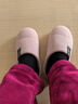 洁丽雅棉拖鞋女秋冬季室内家居防滑保暖拖鞋厚底毛毛女士家用男棉鞋外穿 粉红 【抗菌升级款】 38-39 (适合37-38码) 实拍图