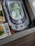 十月结晶婴儿洗澡盆新生儿大号可折叠宝宝浴盆蓝色浴架2件套 实拍图