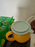 北鼎（Buydeem）马克杯实用陶瓷水杯情侣杯咖啡茶杯可爱创意礼物办公早餐杯杯盖 【浅杉绿】防尘硅胶杯盖 实拍图