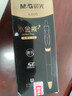 晨光（M&G）文具小金戒K35按动中性笔0.5速干ST头签字笔黑笔商务考试水笔高颜值办公用品 12支装AGPK350QA 实拍图