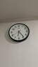 康巴丝（Compas） 挂钟走时客厅办公室钟表挂墙2024新款简约创意时钟时尚石英钟 6028咖色30CM 实拍图