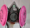 3M6200防尘面具口罩防工业粉尘过滤各类颗粒物电焊烟玻璃纤维等配2091CN*2 实拍图