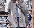 MUJI 女式 抓绒 开衫 外套 外衣 长袖 25年冬季 女装 BB2T4C5A 深咖啡色 L （165/88A） 实拍图