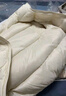 优衣库童装男童女童蓬松羽绒茄克外套夹克羽绒服25秋冬新款478148 01 乳白色 150 实拍图