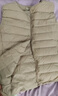 雪中飞经典新款基础舒适轻薄羽绒便捷短款保暖羽绒小马甲轻盈便携舒适 黎蔓卡其|7202-女 XL 175/96A 实拍图