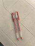 uni三菱 uni-ball UM-100红笔中性笔高颜值0.5mm红色签字笔商务学生考试刷题专用水笔水性笔 3支 实拍图