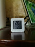 温湿度计婴儿房室内家用车内电子温湿度计迷你便携高精度传感器可壁挂 智能温湿度计-白色小巧*1 实拍图