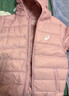 亚瑟士（asics）童装25年冬季儿童柔软舒适三防轻薄保暖羽绒服【高充绒量】 粉色 清洁度1000-鸭绒 120 充绒量62.4g 实拍图