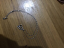爱情故饰 S999银项链女足银锁骨链日韩版银饰品时尚心形吊坠学生送女友生日情人礼物 XL008心中有爱项链一条 实拍图