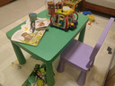 宜家（IKEA）MAMMUT玛莫特儿童桌学习绘画小桌子学生家用幼儿园餐桌 亮绿色儿童桌77x55cm 实拍图