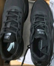 安踏男鞋运动鞋男冬季软底耐磨防泼水皮面跑步鞋减震户外休闲鞋子男 【防泼水皮面】5542-4黑 42 (260mm) 实拍图