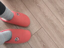 大嘴猴（Paul Frank）女秋冬情侣时尚家居厚底毛绒保暖棉鞋男PF806 实拍图