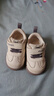 牧童学步鞋春秋季童鞋男童机能软底婴儿面包鞋革面女宝宝鞋 薄暮灰16 实拍图