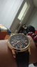 【网红爆款】商务腕表石英运动表休闲皮带男女手表 合金黑色 实拍图