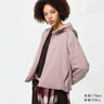 优衣库女装双面穿防风摇粒绒拉链连帽外套户外防水冬季新款479697 479697/11粉红色 L 实拍图