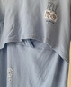 爱宝适月子服上衣秋冬哺乳衣纯棉横开口喂奶衣孕产妇家居服M327 蓝色L 实拍图