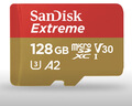 闪迪（SanDisk）128GB TF(MicroSD)内存卡 4K极速金卡A2 V30 U3行车记录仪 运动相机无人机 监控存储卡 读190MB/s 实拍图