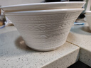 玛戈隆特 事事如意餐具纯白浮雕骨瓷餐具餐盘整套散件组合 19CM*9CM面碗 1头 实拍图