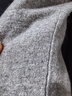 优衣库女装羊绒圆领针织短开衫/25秋冬新款479672 03 灰色 M /160/84A 实拍图