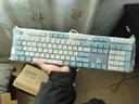 达尔优（dareu）EK815合金版机械键盘 有线键盘 游戏键盘 108键电竞键盘 女生 电脑键盘 白色蓝色 黑轴 实拍图