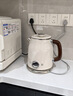 美的（Midea）艺术家电热水壶  烧水壶自动断电保温一体  1.6L大容量电热水壶 316L不锈钢恒温壶 精准控温 63-Q 实拍图