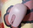 罗技（Logitech）M196 无线蓝牙鼠标 办公鼠标 笔记本商务办公家用 小巧便携 对称手型 玫瑰粉 实拍图