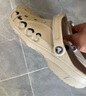 CROCS卡骆驰洞洞鞋贝雅男鞋女鞋轻便耐磨一脚蹬拖鞋休闲鞋|10126 卵石色-2V3 37 /38(230mm) 实拍图