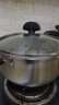炊大皇304不锈钢汤锅+蒸屉 汤蒸炖锅蒸锅双耳煮粥煮面 22cm 电磁炉通用 实拍图