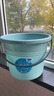 茶花（CHAHUA）水桶手提式带盖储水桶pp材质加厚学生宿舍家用洗衣洗车钓鱼水 浅蓝色-无盖 14.4L 1个 实拍图