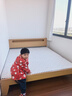 图柔【顺丰闪发】床实木床现代简约双人床主卧大床单人床出租床 单床+5CM床垫 1.8*2米 框架结构 实拍图