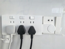 捷波朗插座一转多扩展原位替换免打孔转换器插排厨房延长多功能插座拓展 【向左扩展】白色三位二十一孔 实拍图