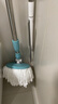 美丽雅旋转拖把 家用手压甩水单拖不带桶拖把杆配件 螺纹锁扣(无桶蓝白款) 实拍图