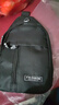 【运动胸包】跑步包男休闲斜挎包手机包防泼水健身包男女通用 黑色 实拍图